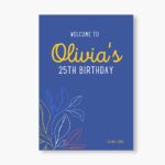 Adults Birthday Welcome Board-1